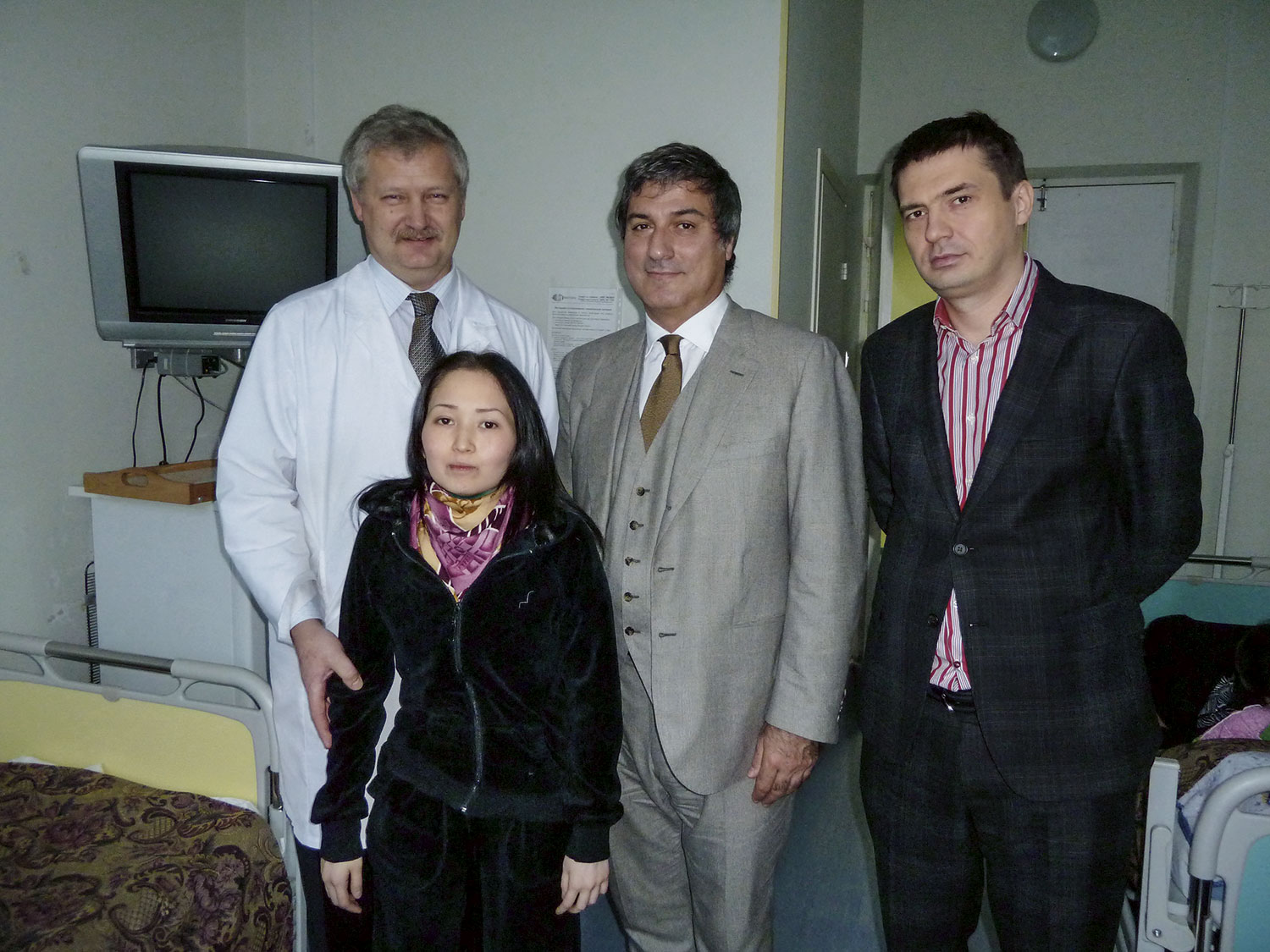 Paolo Macchiarni med Zjadyra Iglikova.