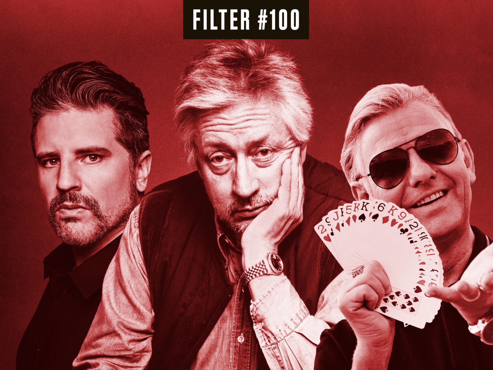Ett collage av Sigge Eklund, Leif GW Persson och Joe Labero.